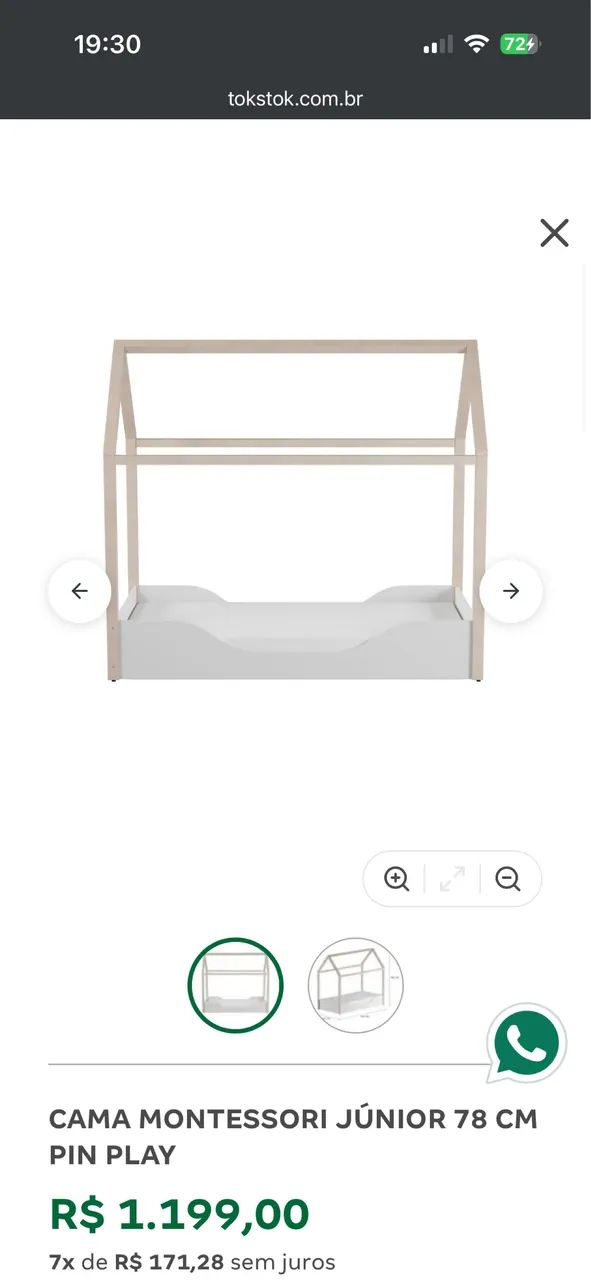 CAMA MONTESSORI JÚNIOR Tok Stok - Foto 2