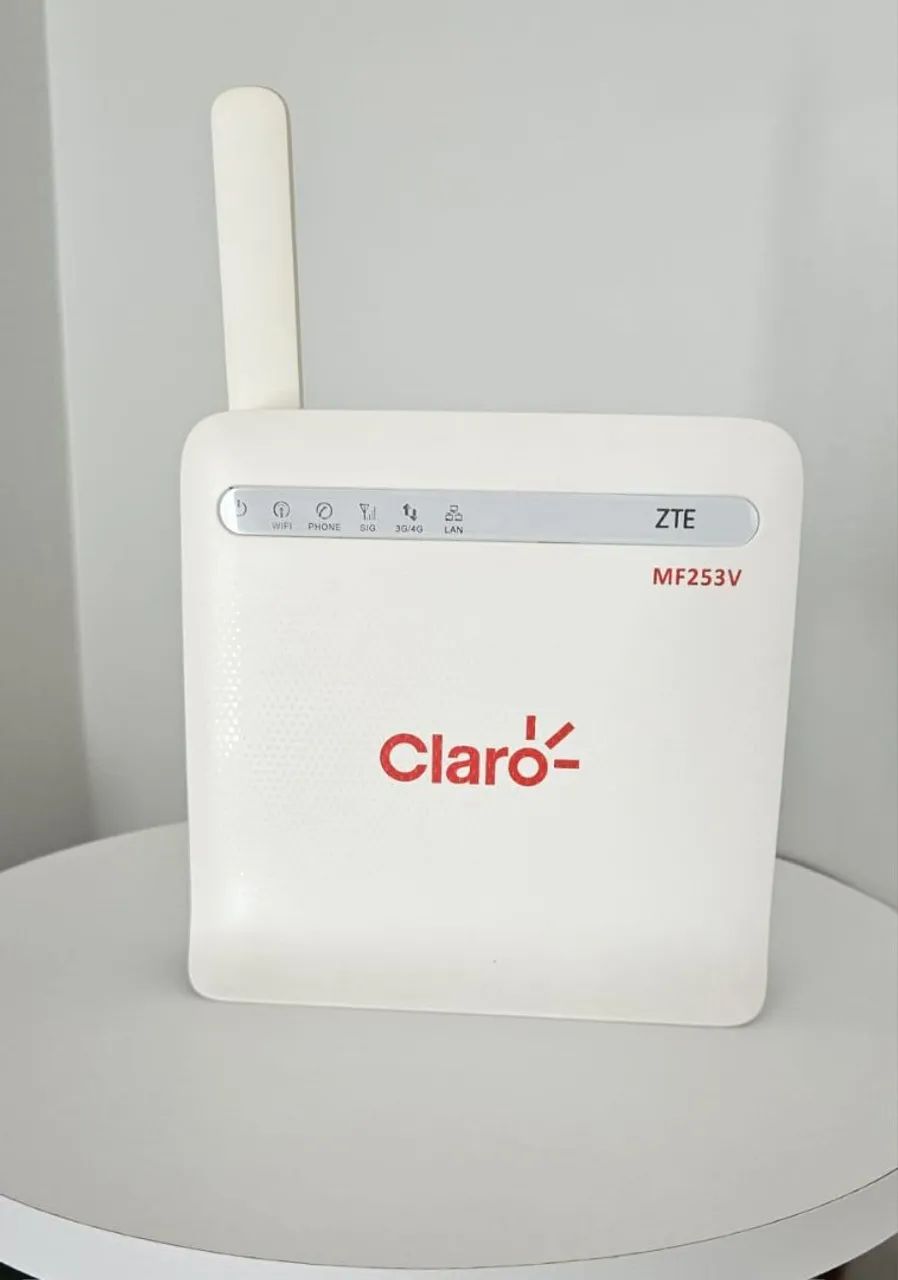 Modem roteador 4g ZTE  branco