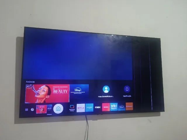 Televisão Samsung 55 polegadas com defeito 
