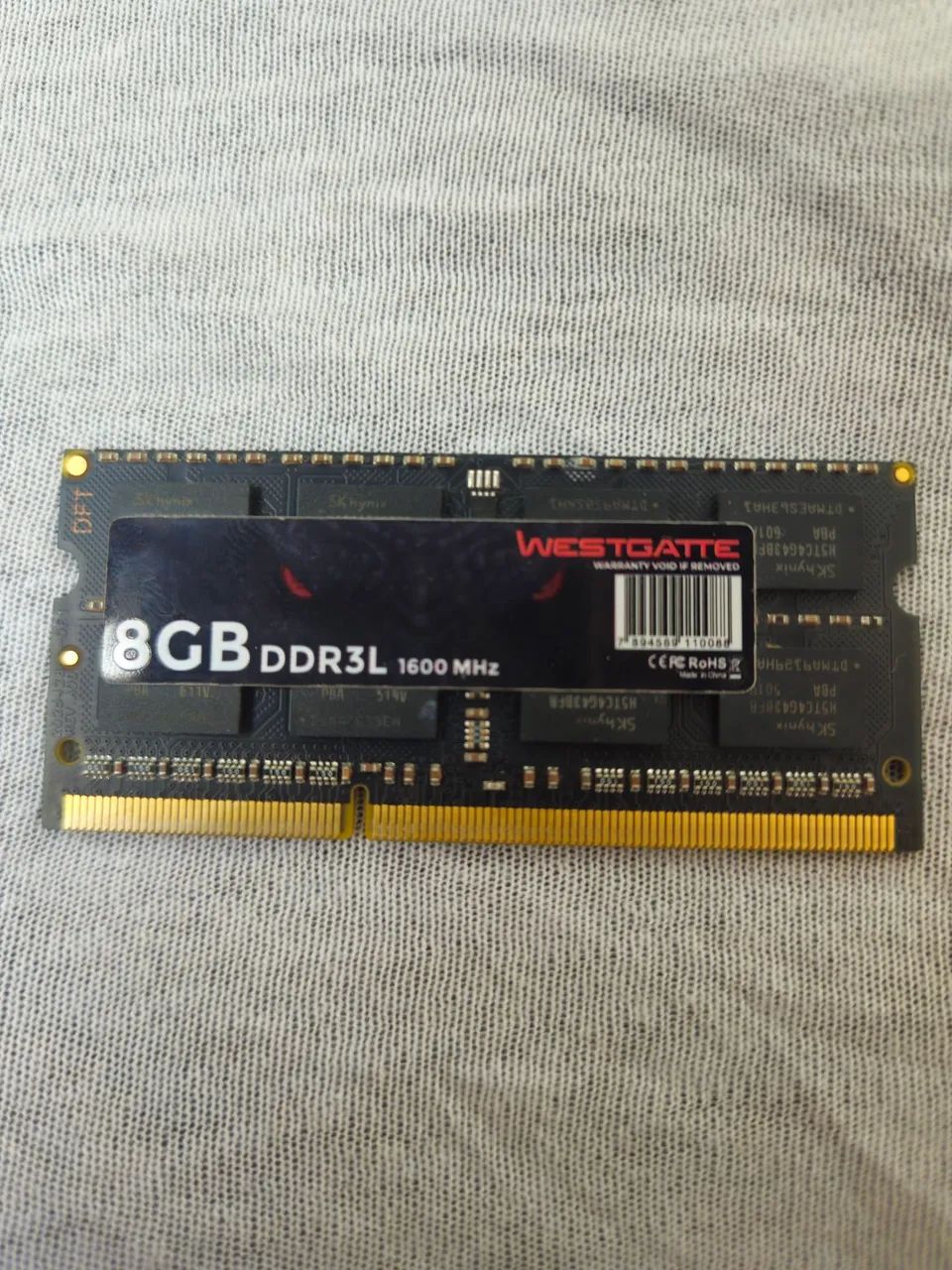 Memória ram 8gb notebook 