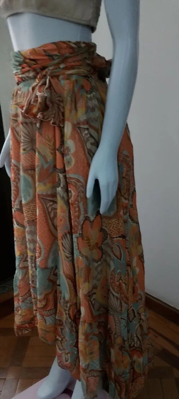 Linda saia longa com muito  tecido organza, - Foto 2
