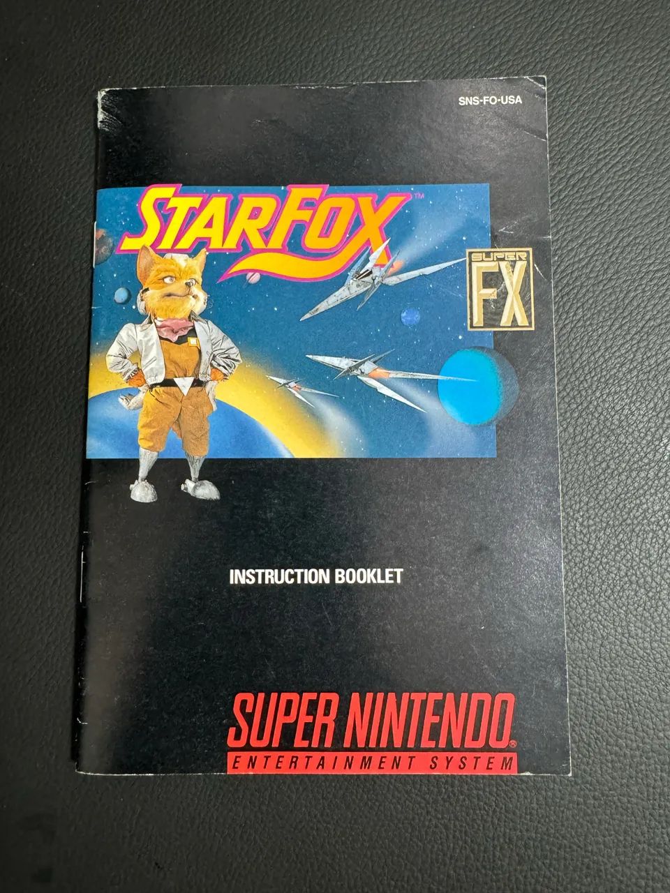 Manual Starfox Original Super Nintendo