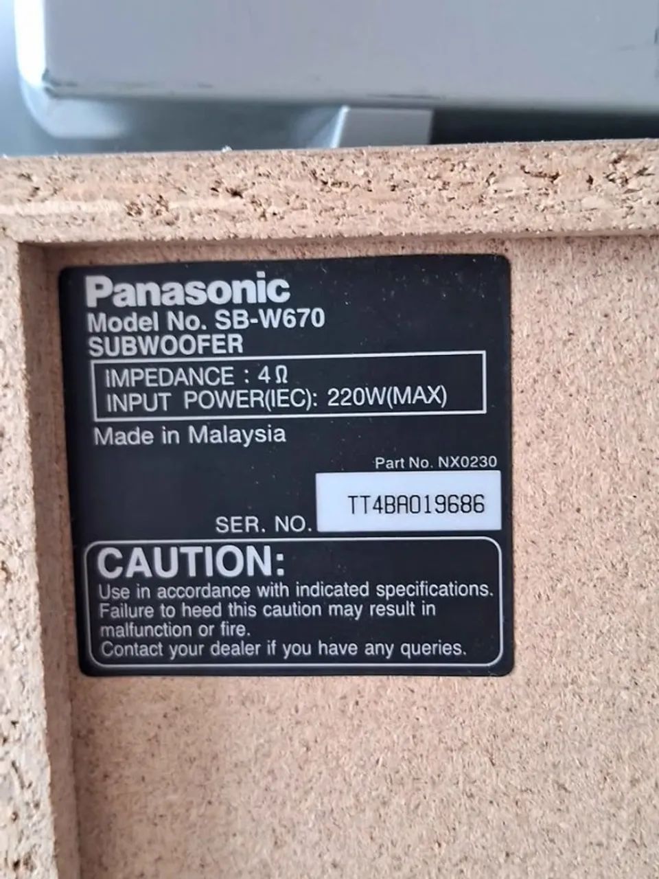 Caixas de som Panasonic - Foto 4