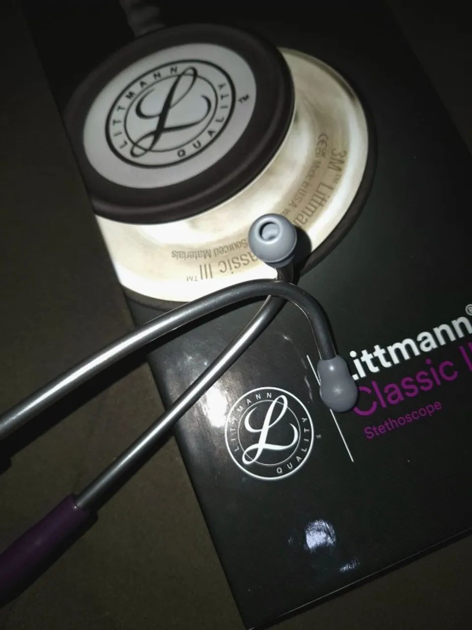 estetoscópio littmann 3 roxo  - Foto 3