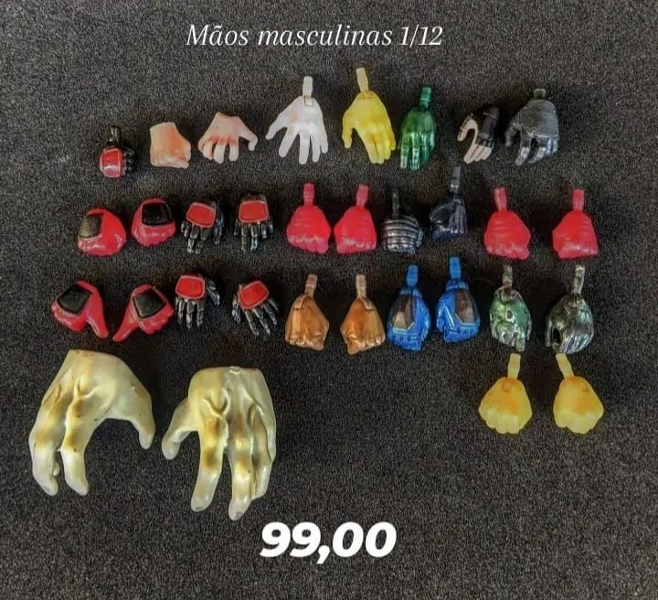 Lote mãos 1/12
