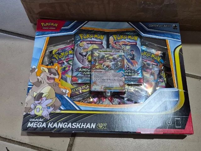 Jogo De Cartas - Pokémon - Mega Kangaskhan Ex - Copag 49 cartas - Foto 3