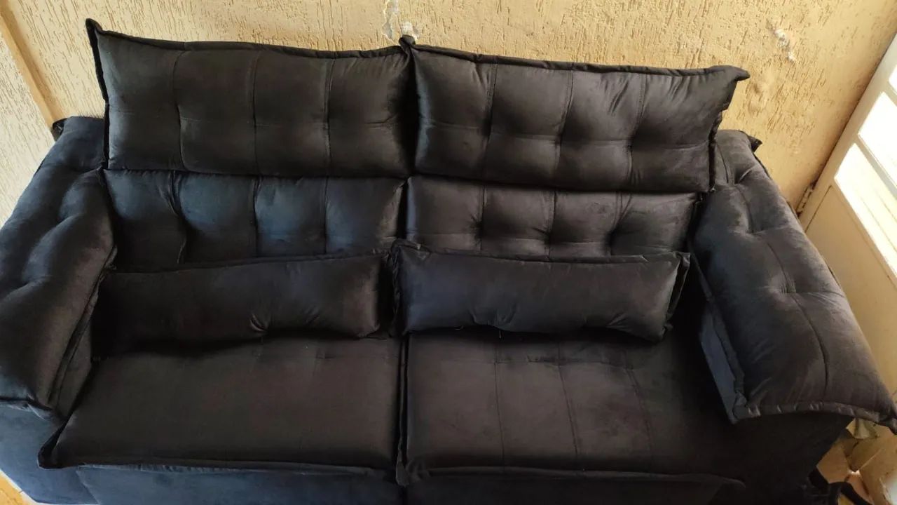 Sofá preto - Foto 3