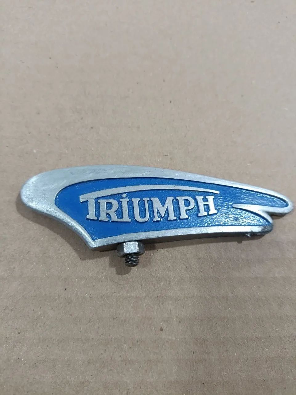 Emblema Triumph Antigo Original 