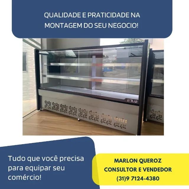 Balcão Refrigerado 1,75M Polar 2 Placas