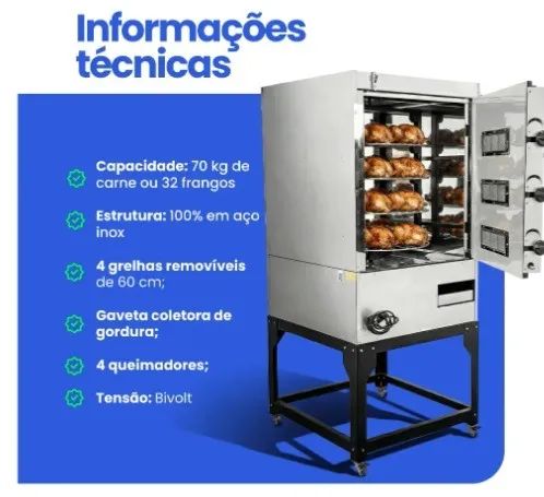 Assador/Grill - NOVO NA CAIXA  - Foto 4