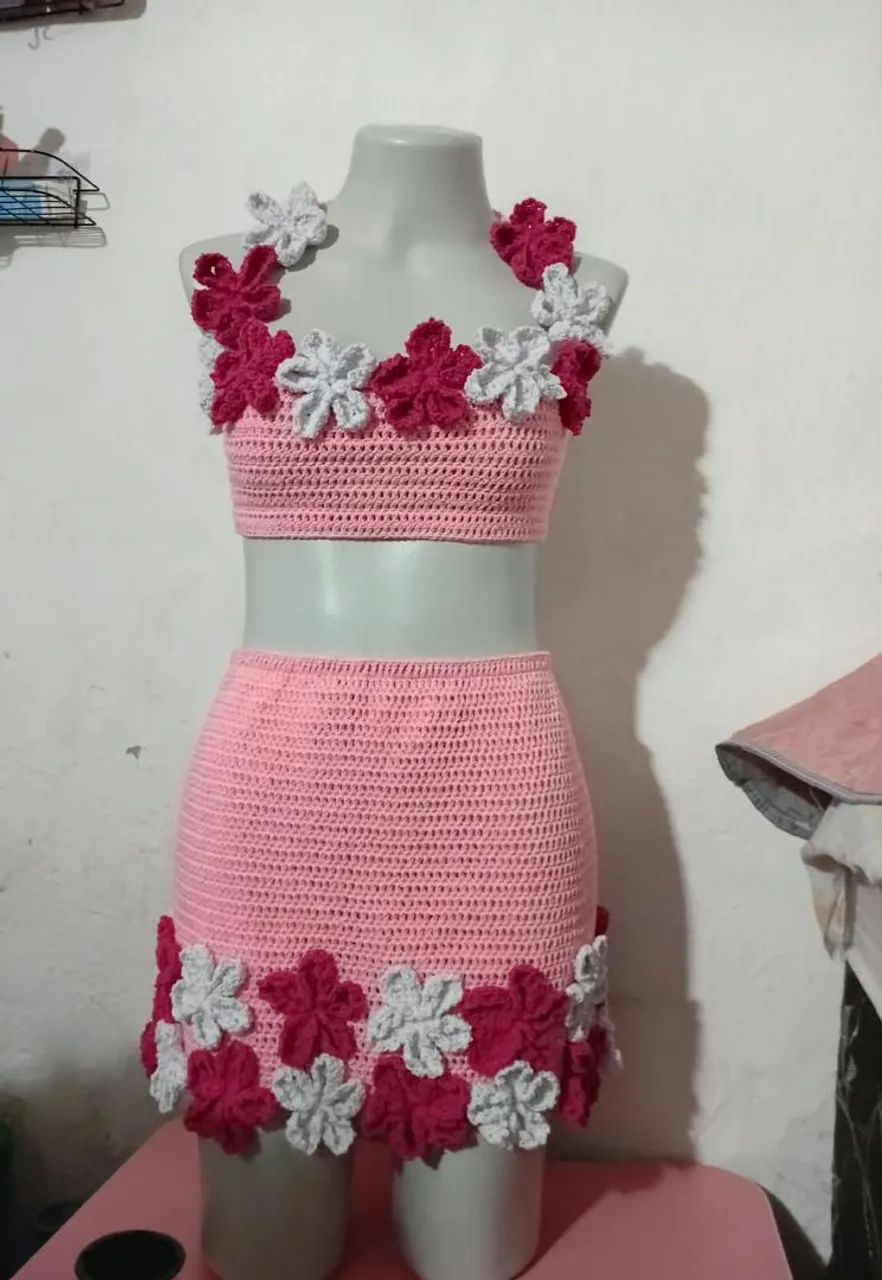 Roupas de praia CROCHÊ  - Foto 5