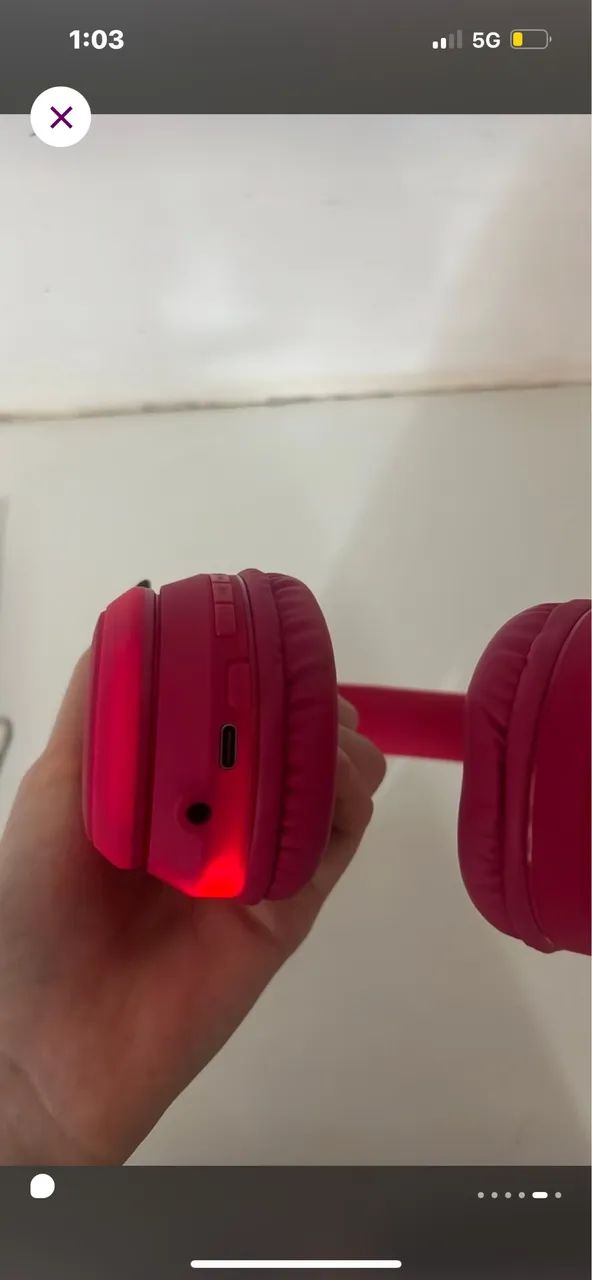 Fone de led Bluetooth headset  - Foto 5