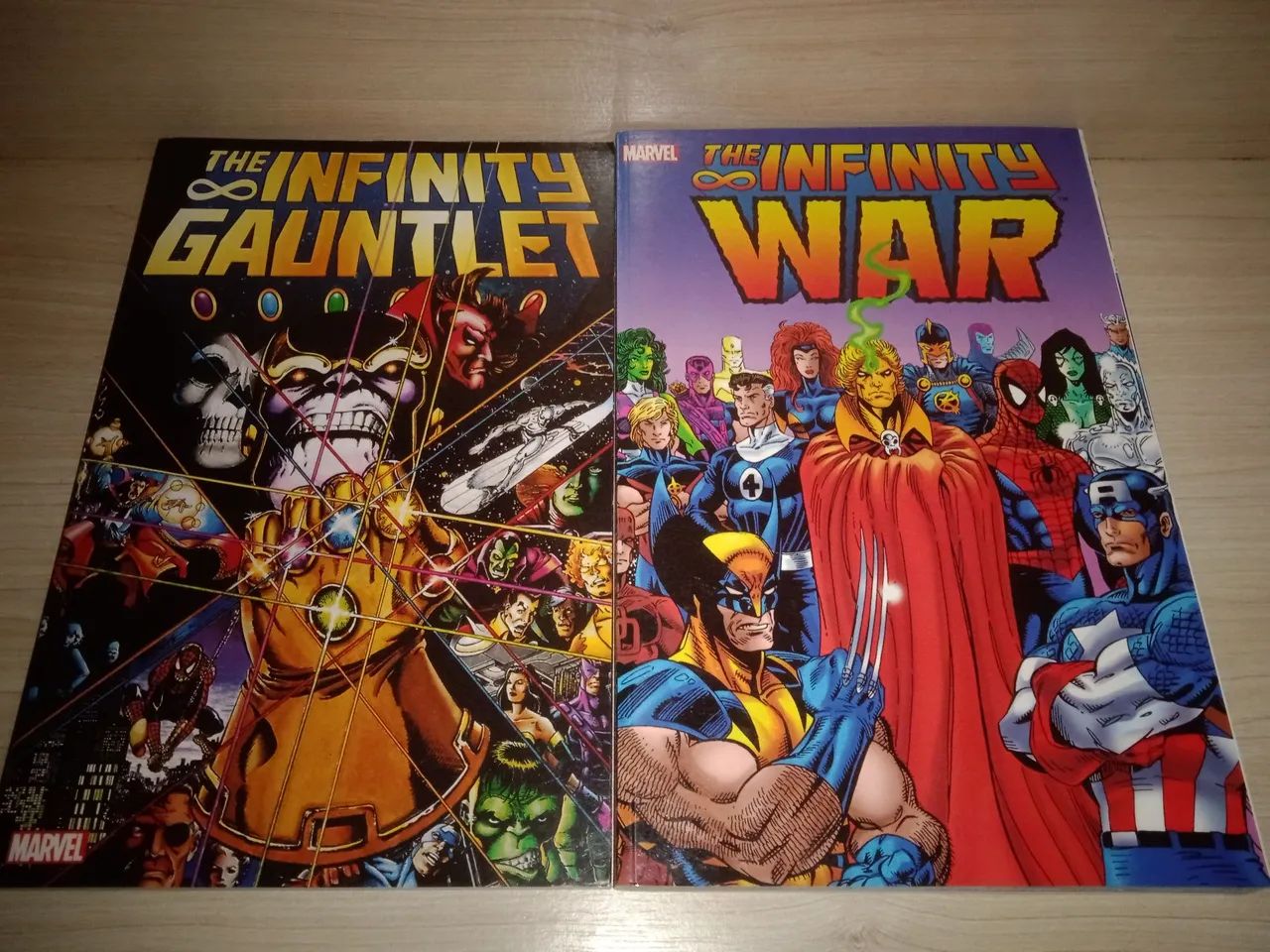 Marvel Infinity Gauntlet Infinity War Infinity Crusade importados em inglês