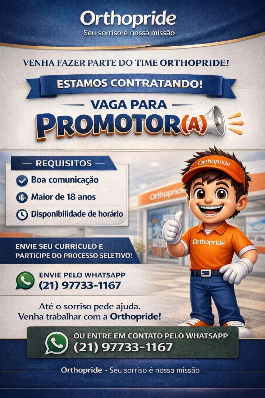 VAGAS PARA VENDEDOR INTERNO Ê EXTERNO !! 