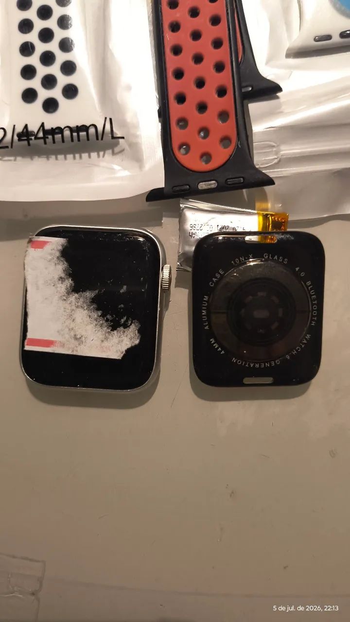 W66 Smartwatch 42/44 mm- acessórios - Foto 4