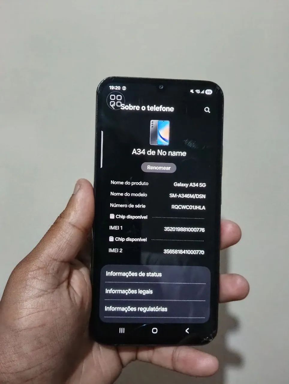 Samsung Galaxy a34 à venda!