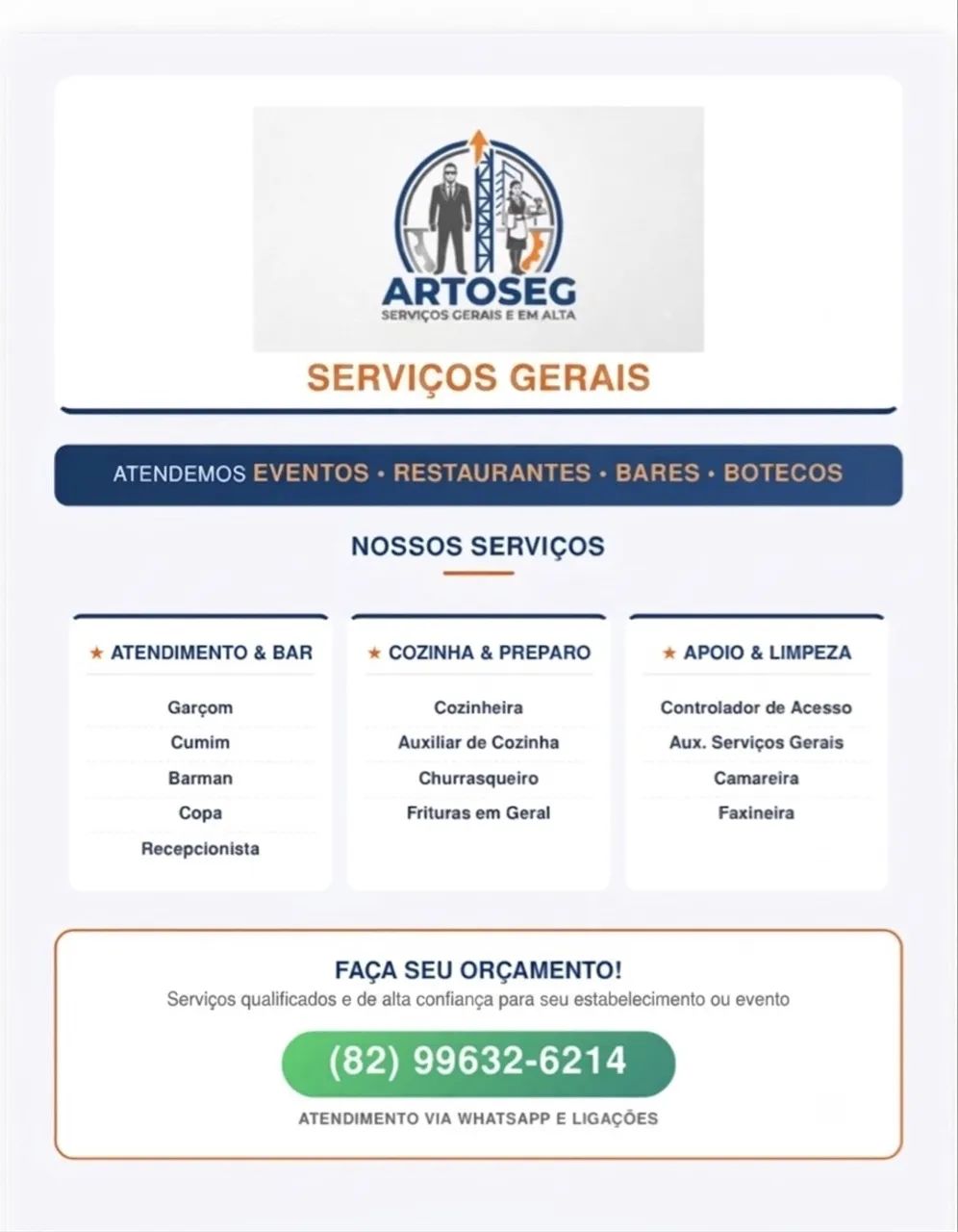 ARTOSEG SERVIÇOS GERAIS  - Foto 2