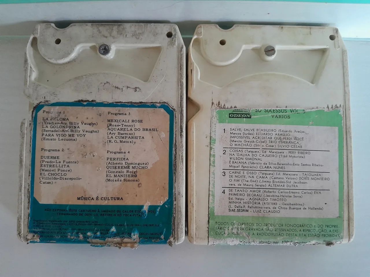 2 fitas cartucho stereo 8 - Foto 2