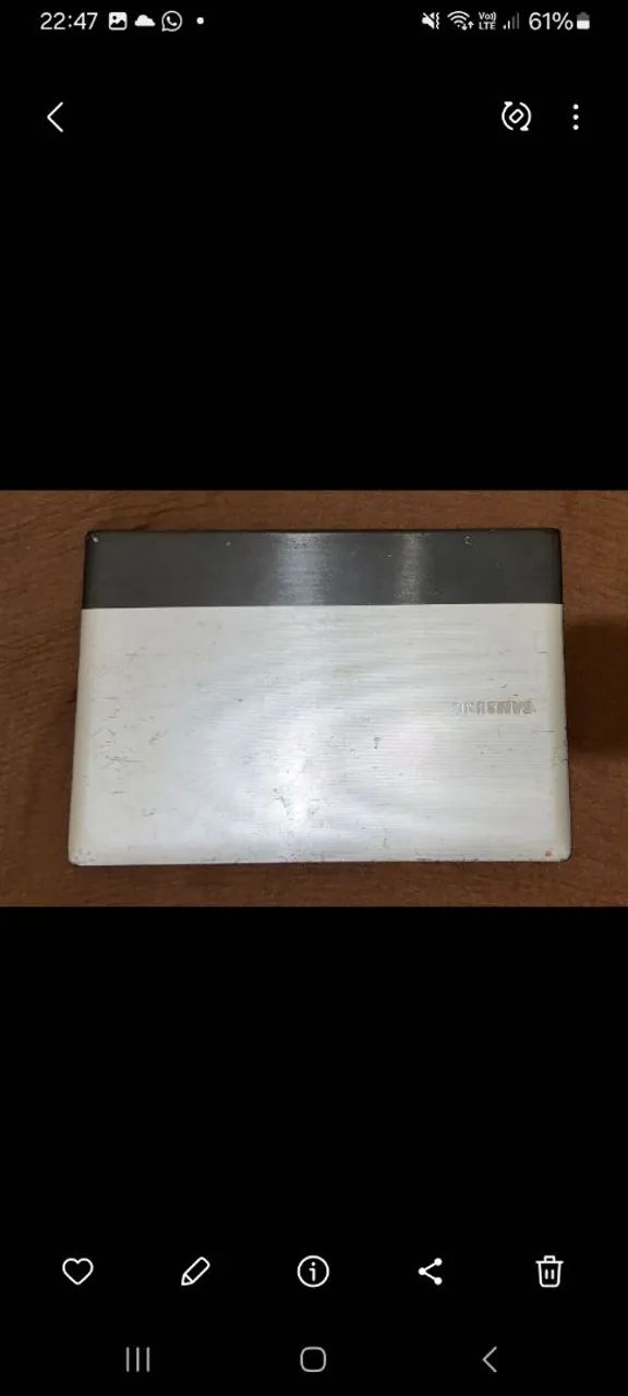 notebook Samsung 600,00  - Foto 2