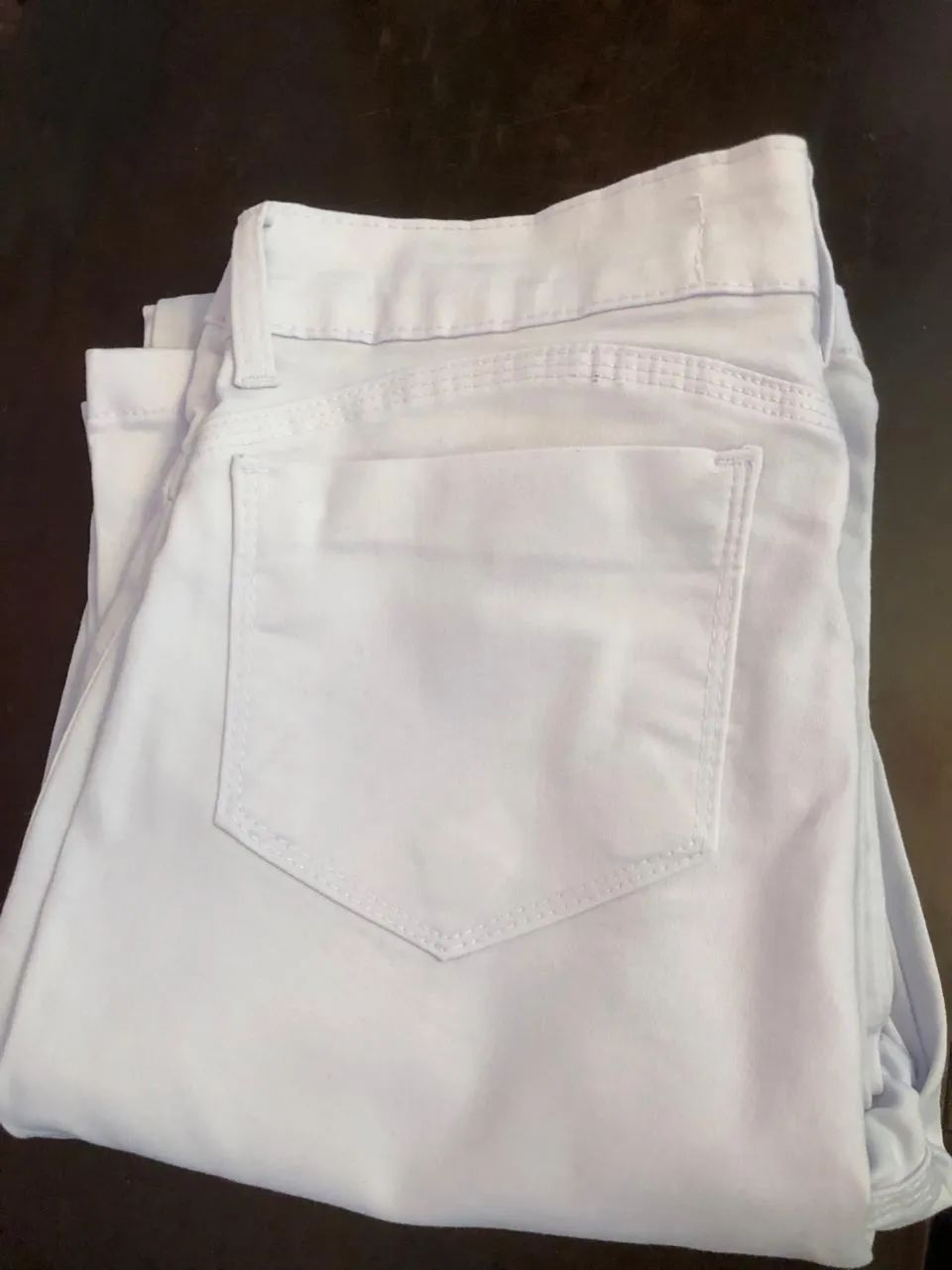 LINDA CALÇA BRANCA FEMININA (com elastano)