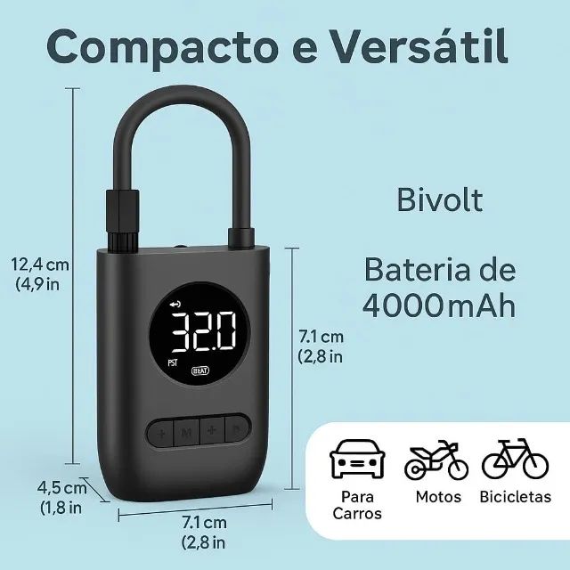Mini compressor calibrador - Foto 4