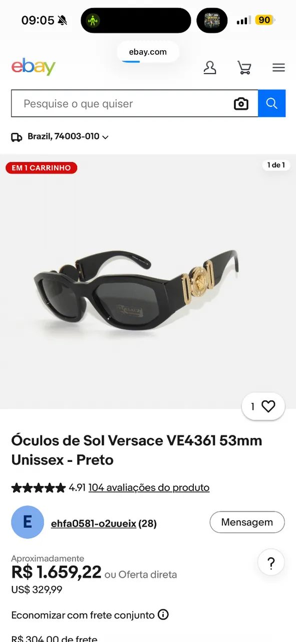 Óculos de sol  - Foto 2