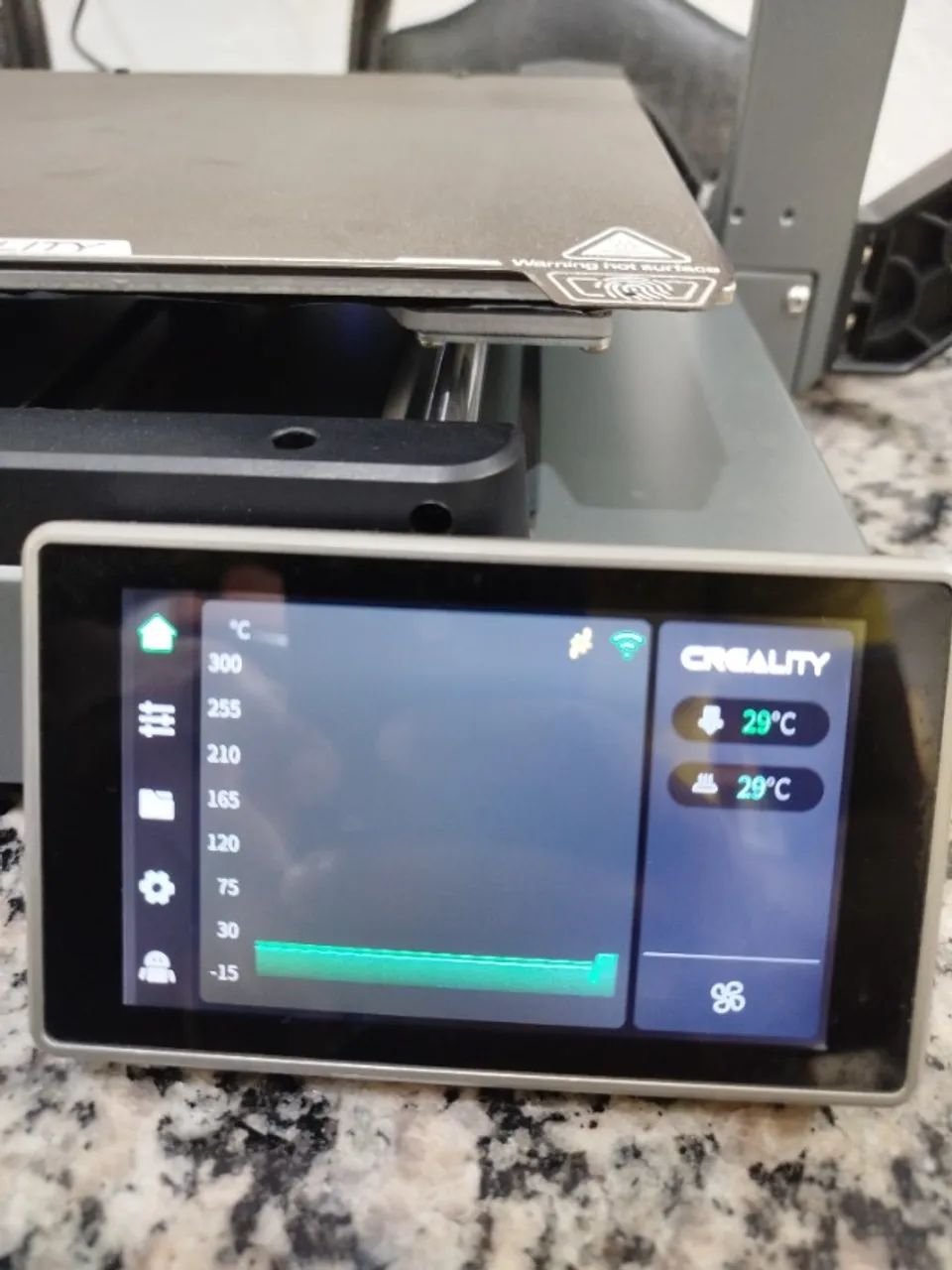 Impressora 3D Creality Ender-3 V3 - Semi nova - Funcionando Perfeitamente  - Foto 2