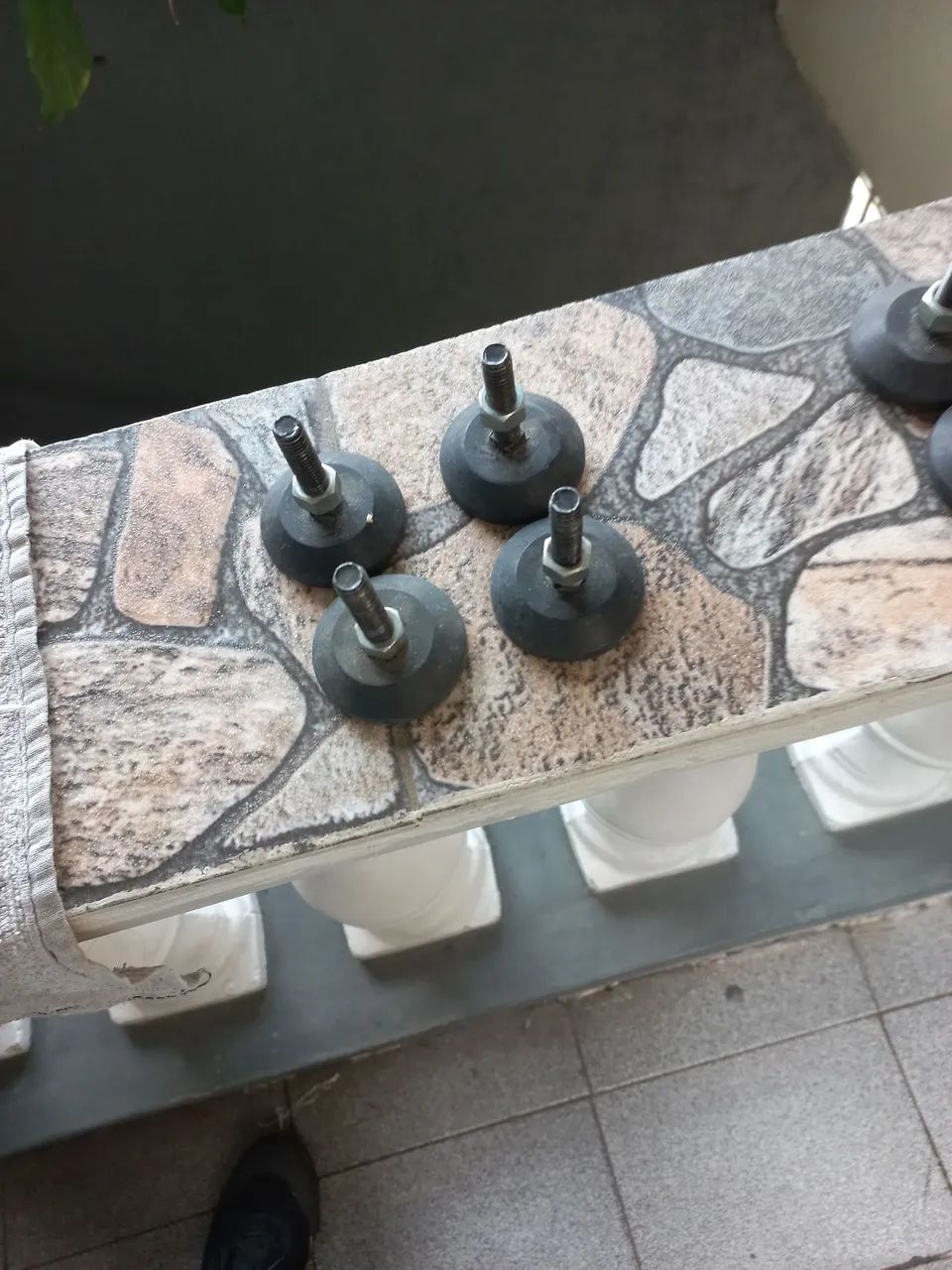 Kit de pés de borracha tipo coxim - Foto 4