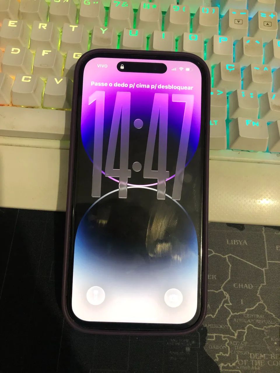 iPhone 14 Pro Purple roxo 128gb - Foto 2