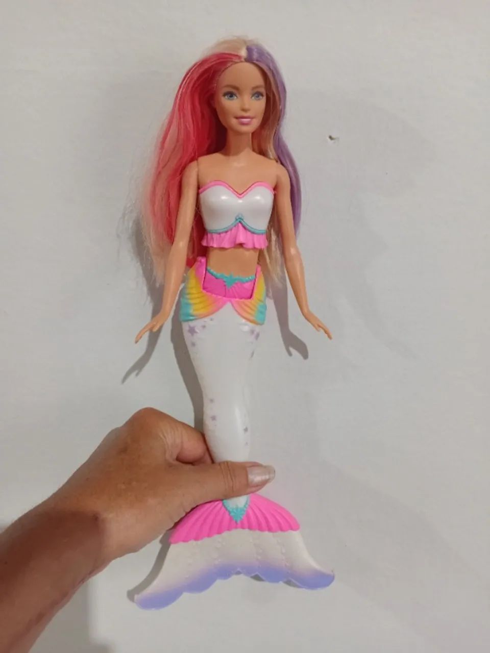 Boneca barbie sereia usada 