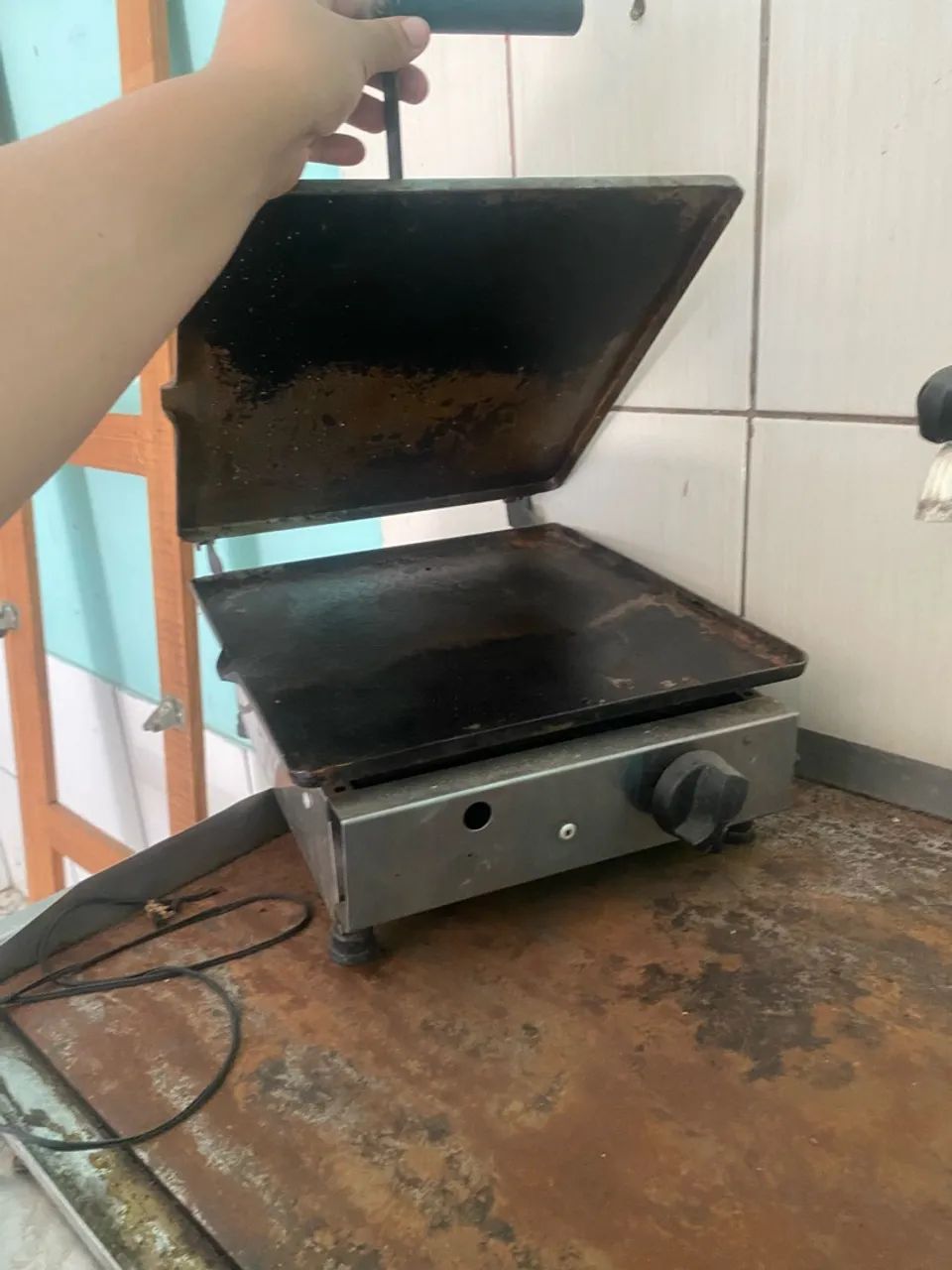 Chapa a gás+chapa de pão - sem defeitos  - Foto 4