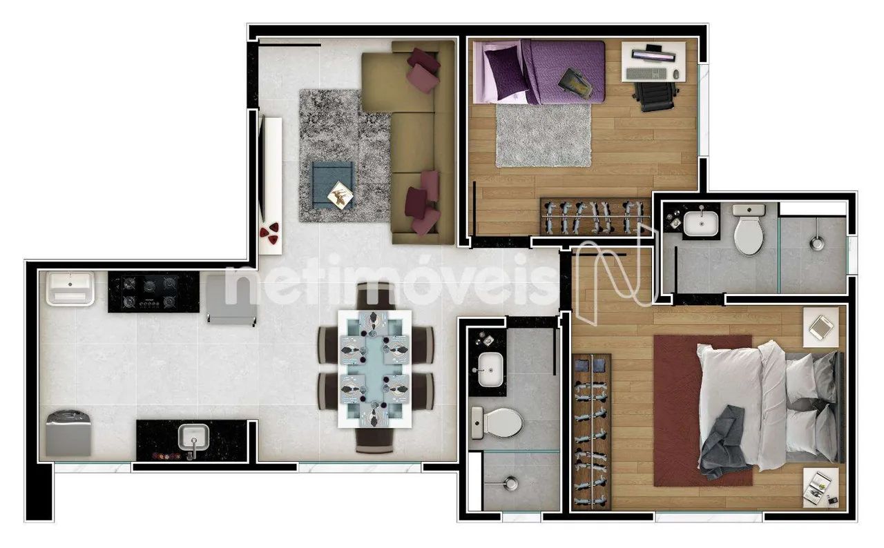 Venda Apartamento 2 quartos Caiçaras Belo Horizonte - Foto 5