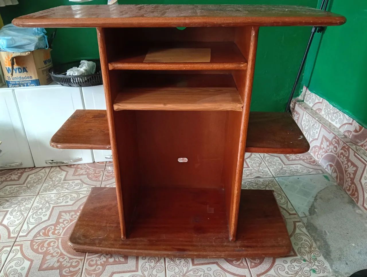 Vendo rack madeira maciça 