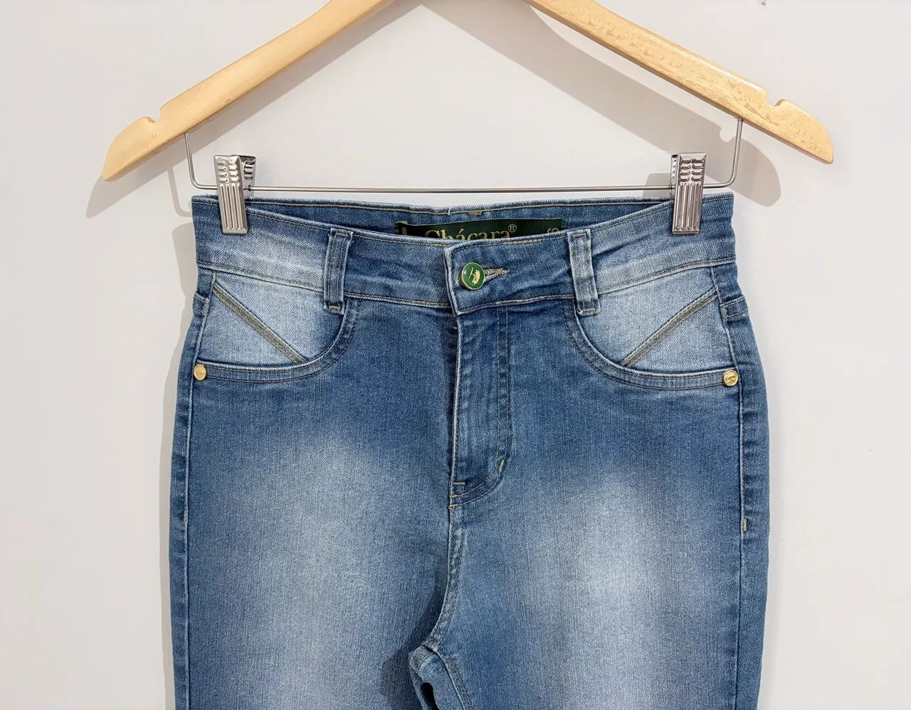 Calça Jeans Flare Tamanho 36 - Chácara Jeans - Foto 3