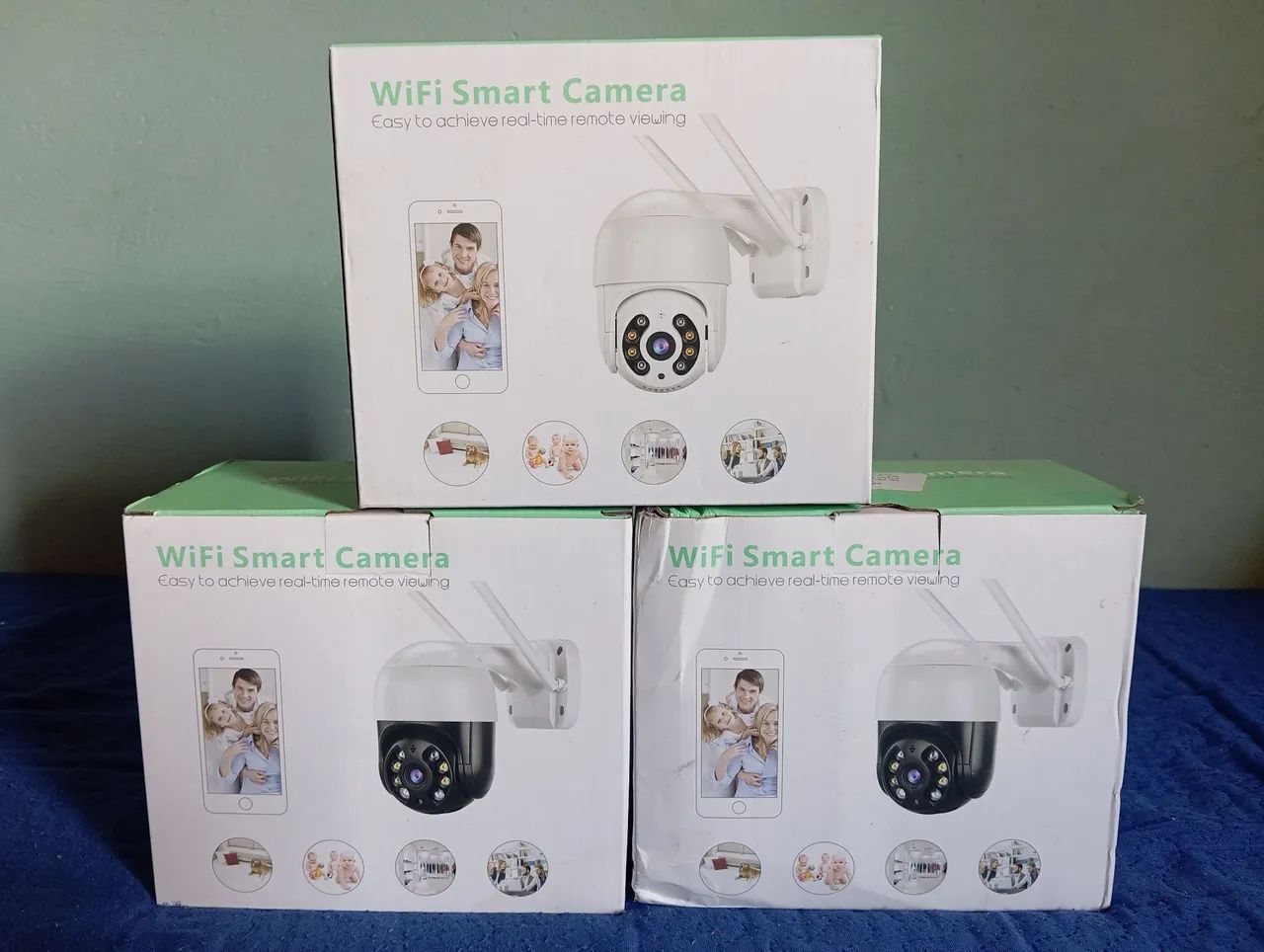Kit 3 Smart Câmeras Wi-Fi Icsee 