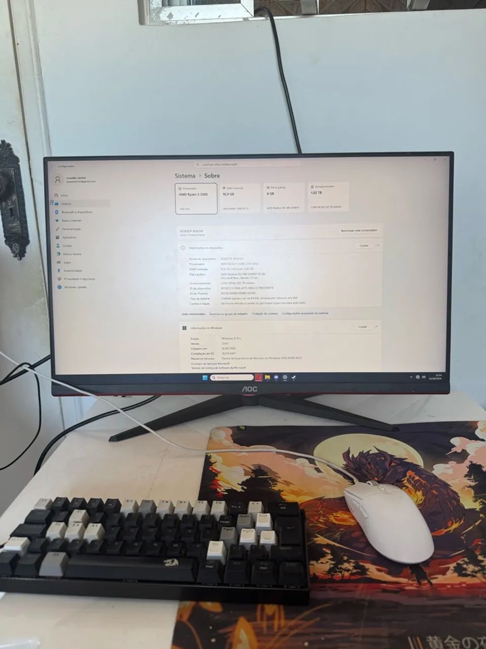 Monitor AOC hero 27 polegadas 144hz - Foto 2