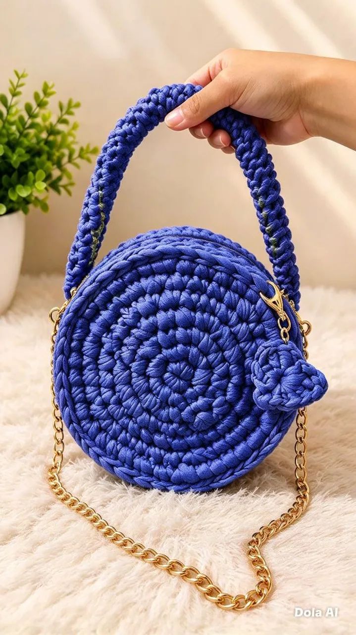 Bolsa em fio de malha  - Foto 2