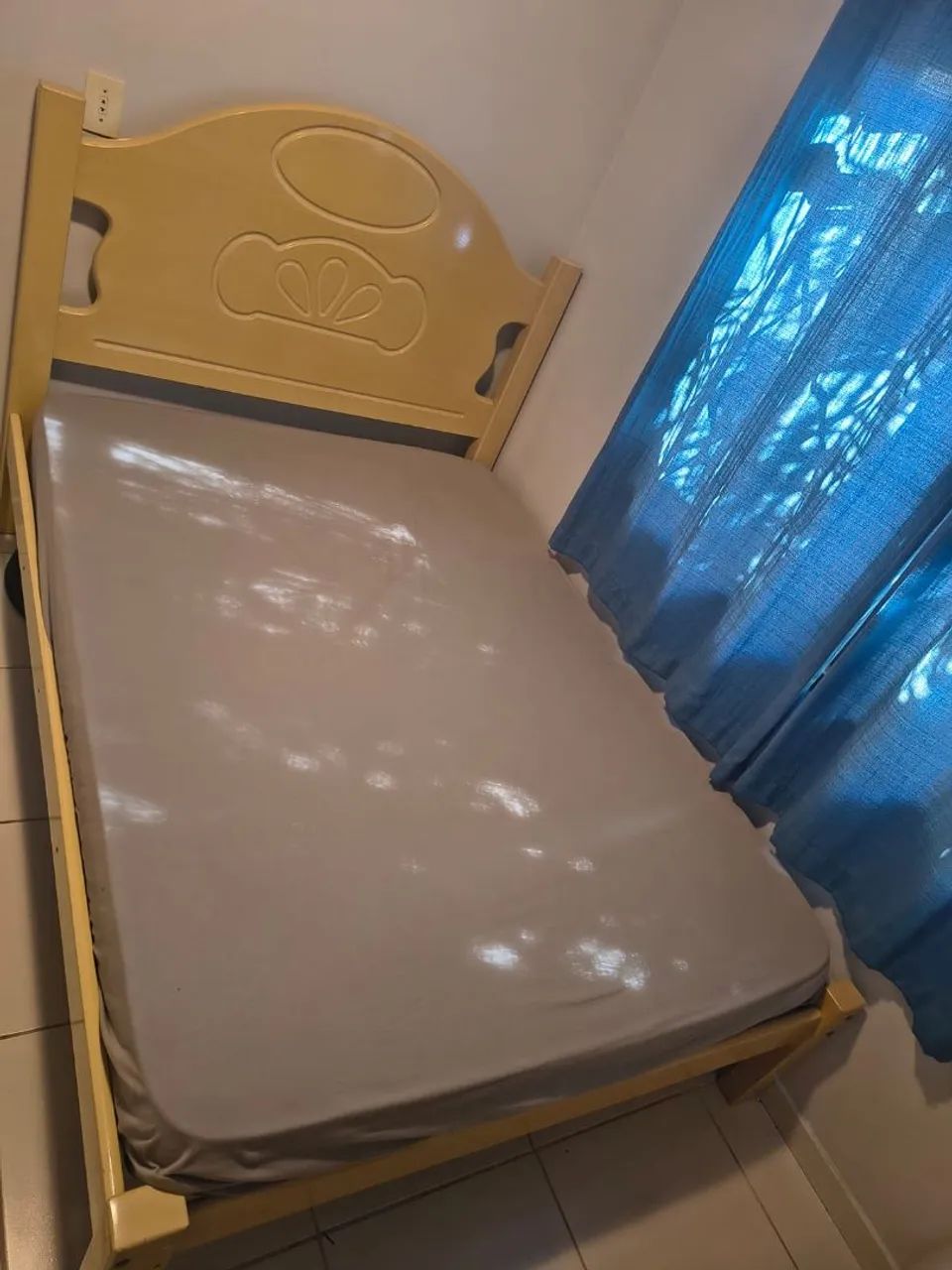Cama casal com colchão  - Foto 2