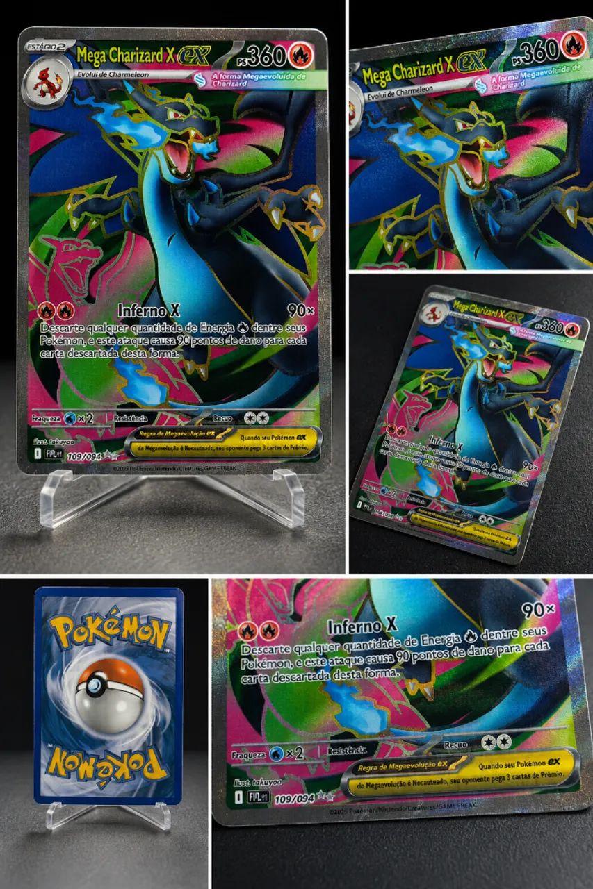 Carta pokemon mega Charizard X  - Foto 2