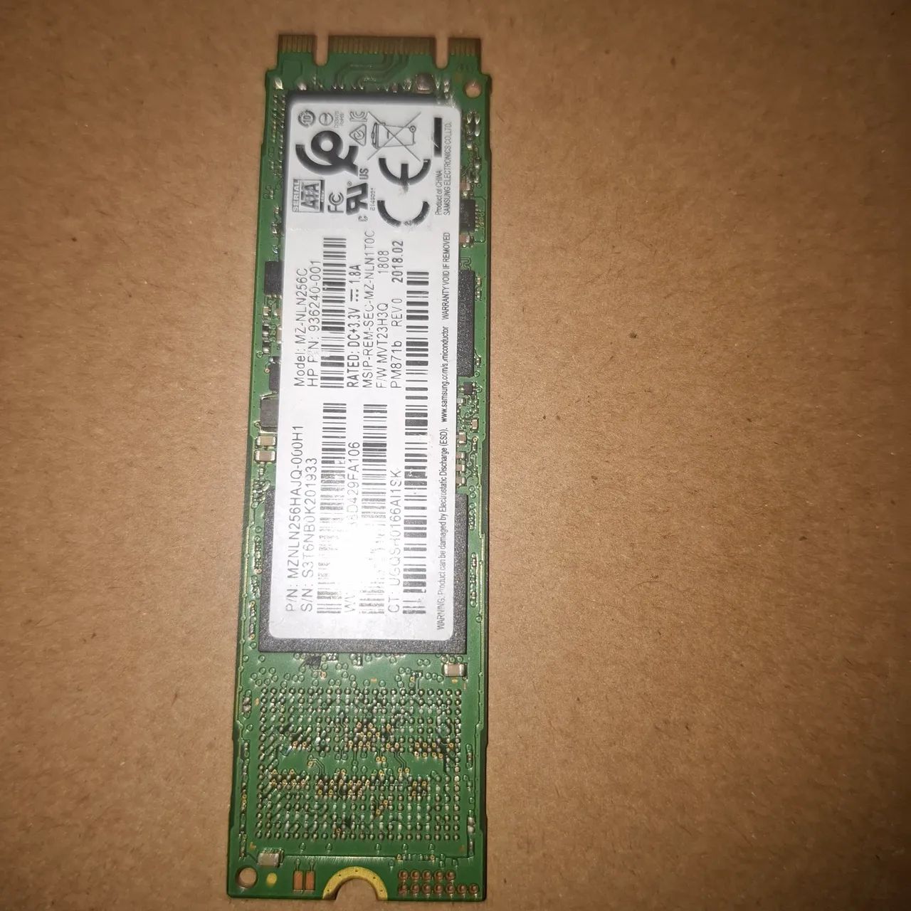 SSD Samsung 256GB 