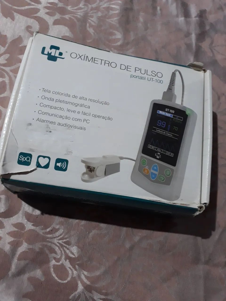 Oximetro de pulso MD ut 100
