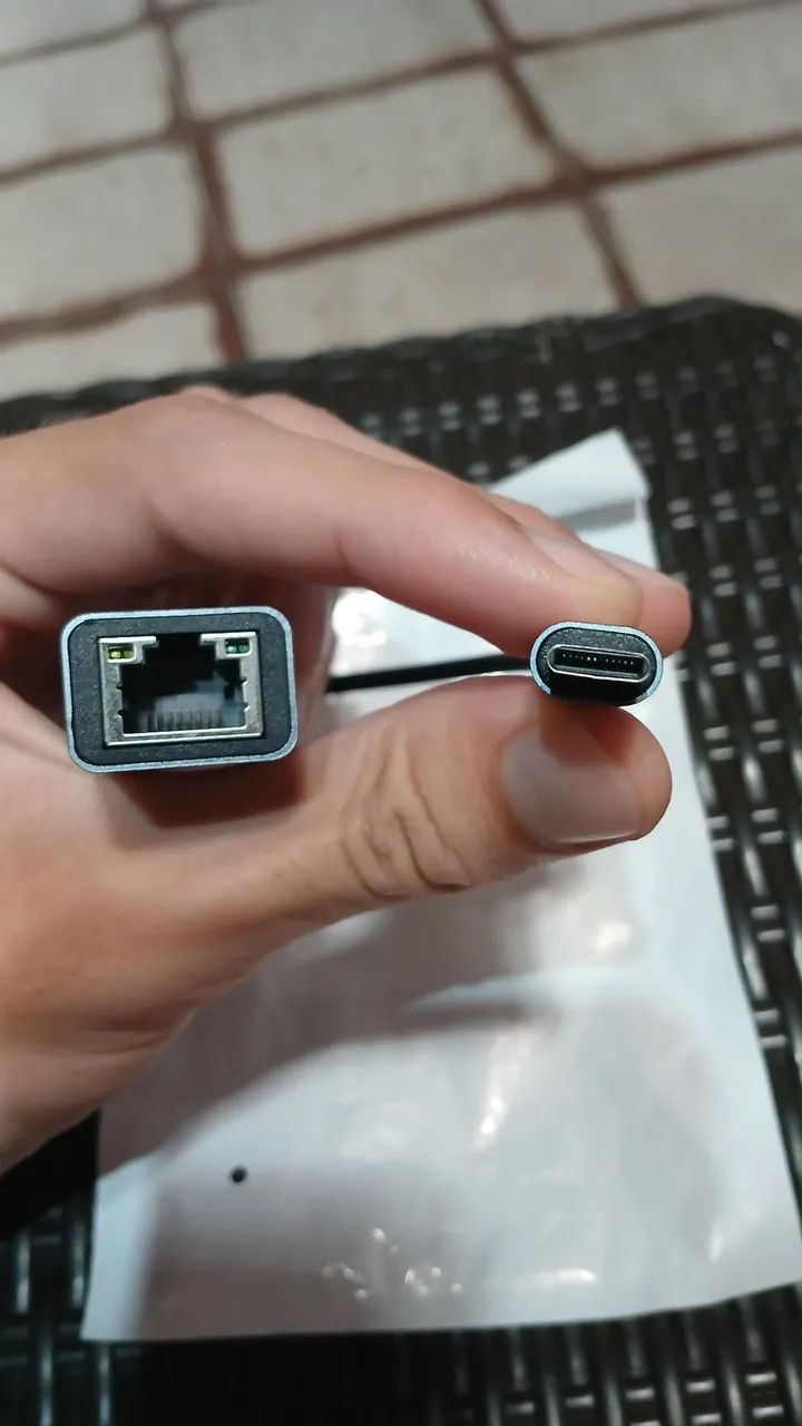 Adaptador de rede usb C - Foto 2