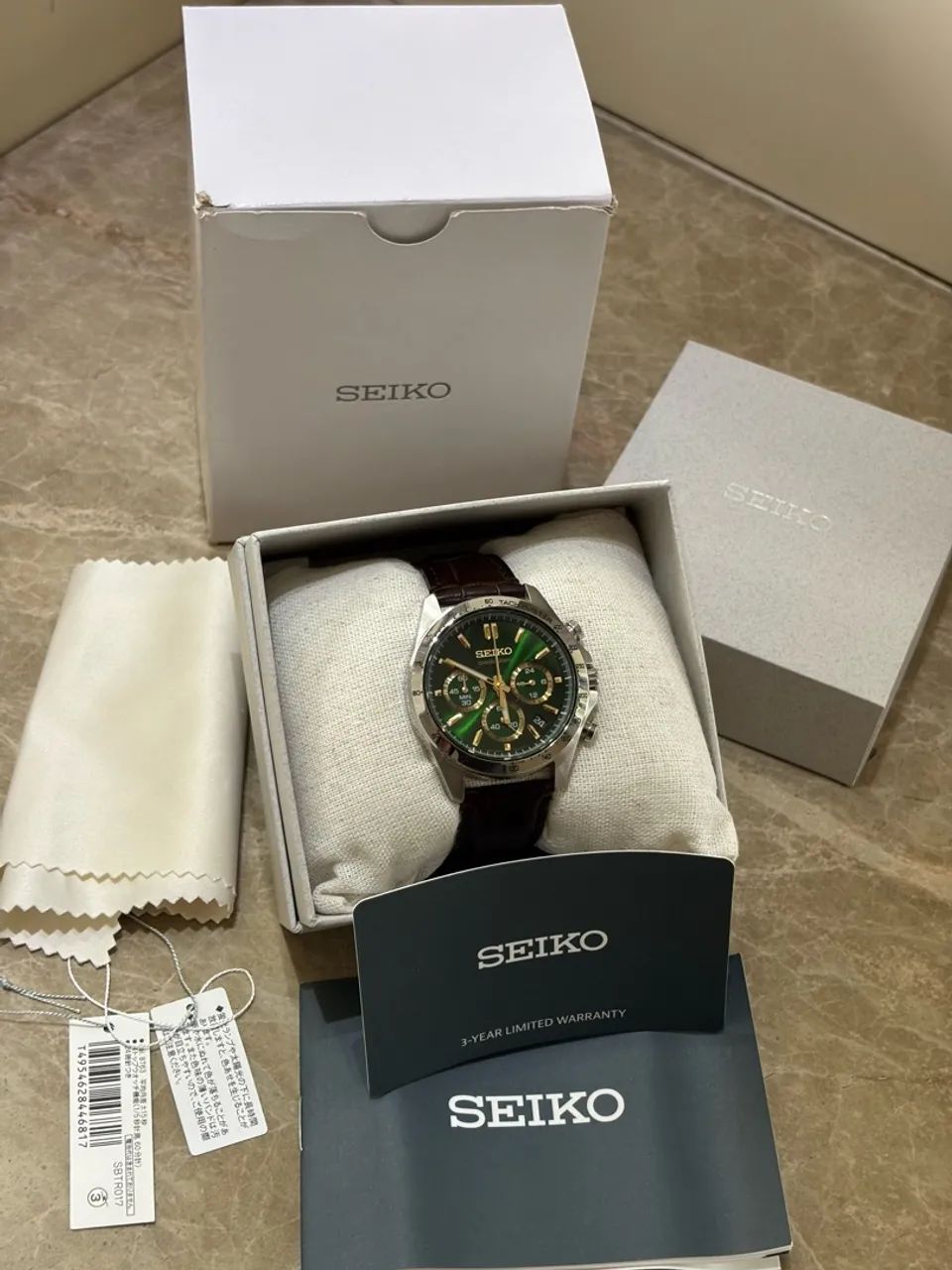Seiko Spirit Cronograph Relogio fullset