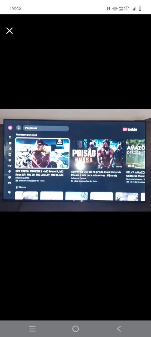 Vende-se televisão nova com nota fiscal  - Foto 3