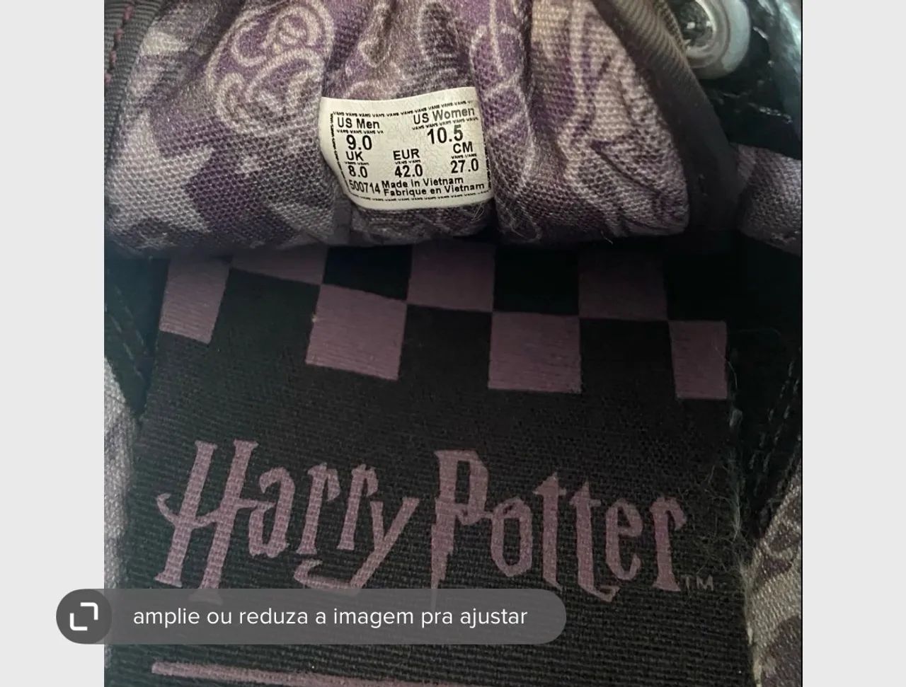 vans old skool versão Harry Potter - Foto 4
