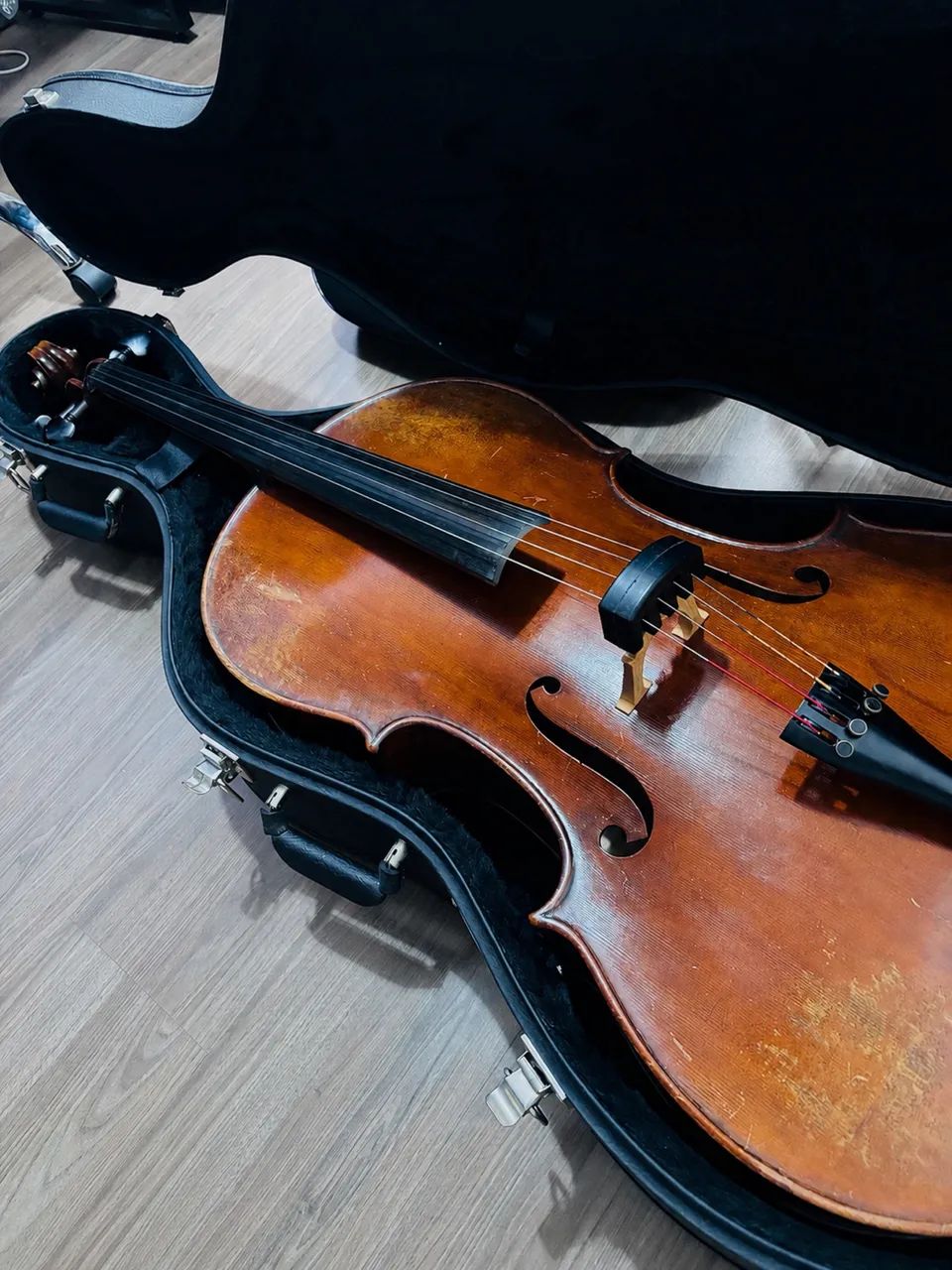 Case de madeira para cello  - Foto 5