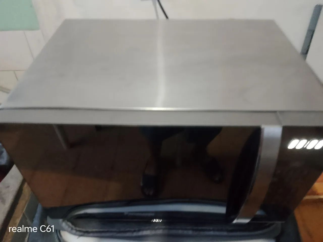 Microondas Panasonic 32litros espelhado  - Foto 4