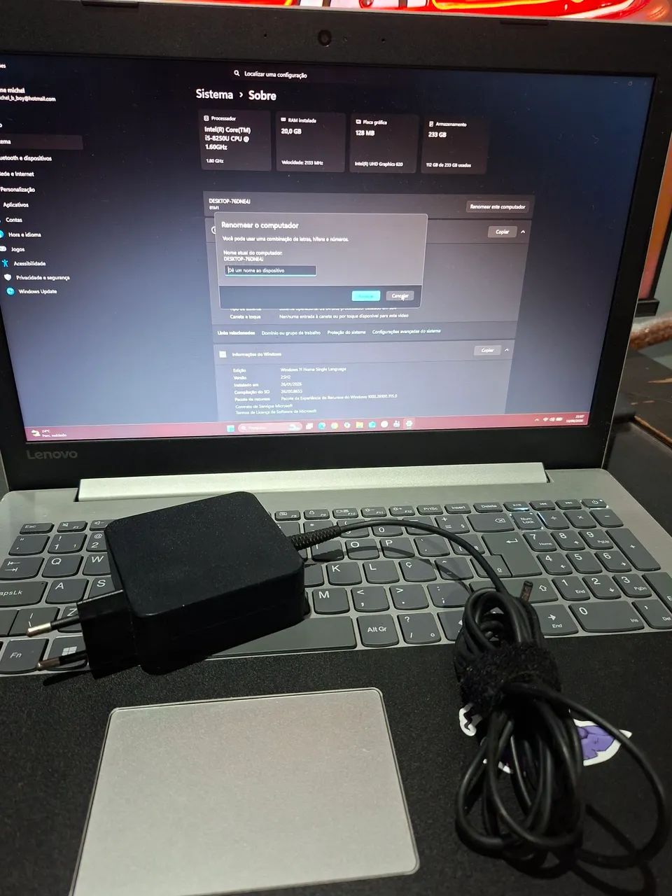 Lenovo IdeaPad ? i5 | 20GB RAM | SSD 256GB