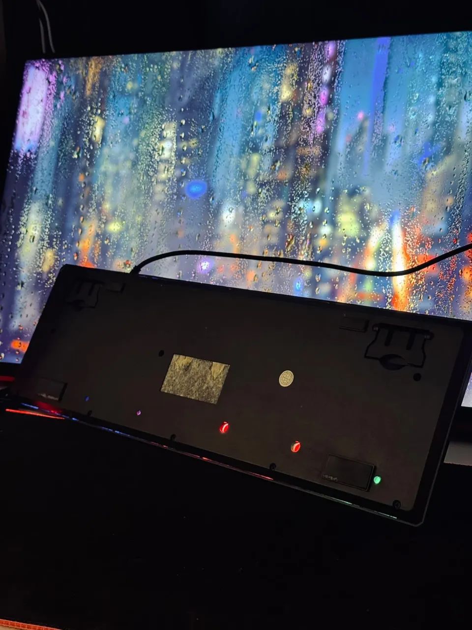 Teclado Gamer USB Full Size com LED - Foto 3