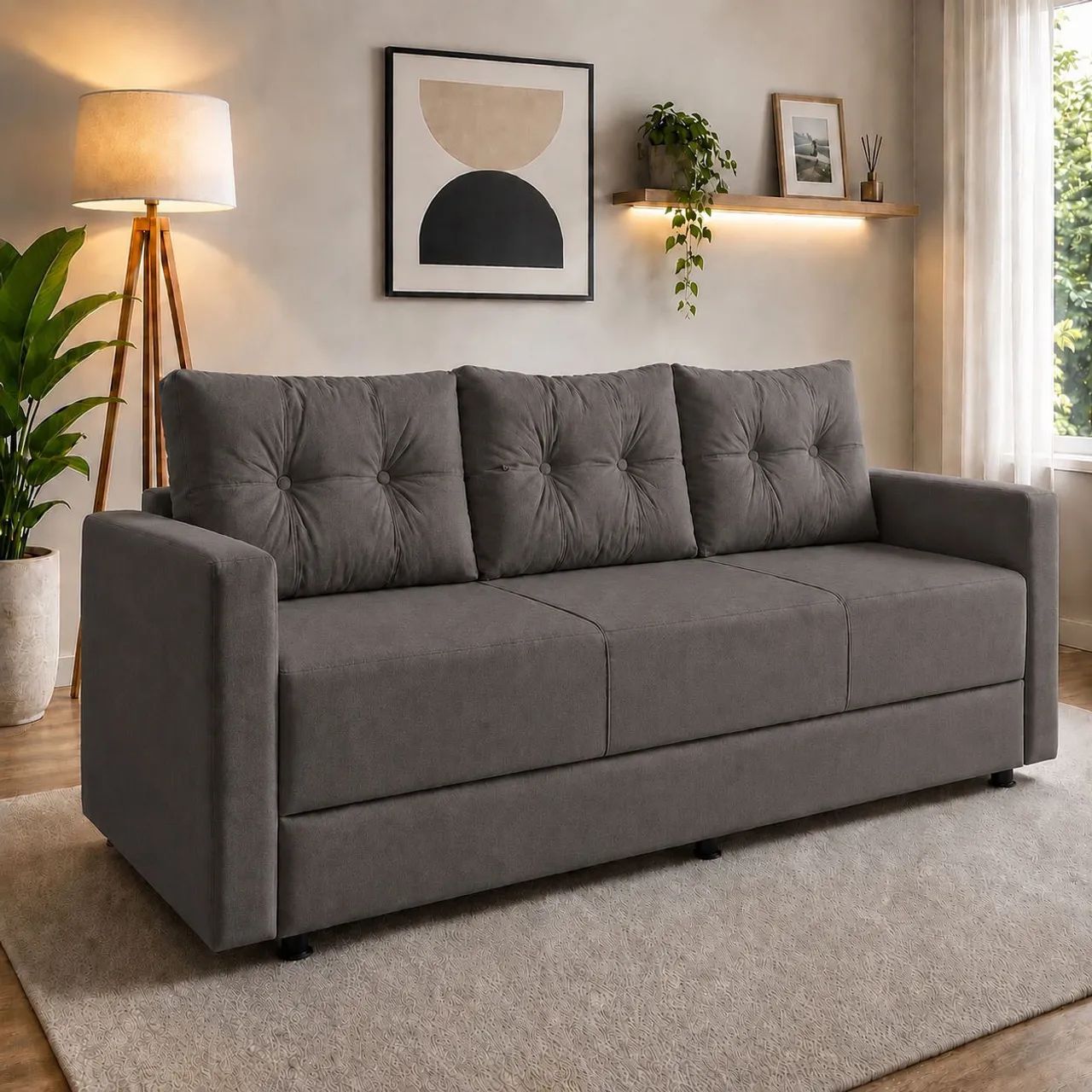 SOFÁ CAMA LINDO e MODERNO, direto da FÁBRICA, pague na ENTREGA - Foto 4